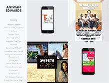 Tablet Screenshot of antwanedwards.com